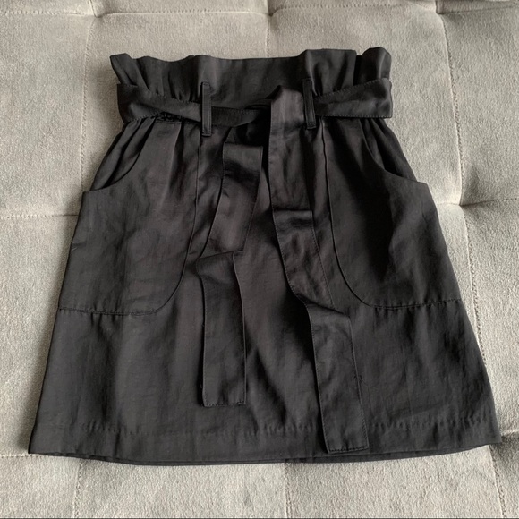 MINKPINK Satin High Waisted Tie Skirt - Picture 3 of 8
